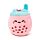 Jouet Peluché à Presser Queasy Squeezies - Foodiemals Bubble Tea 