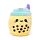 Jouet Peluché à Presser Queasy Squeezies - Foodiemals Bubble Tea 