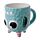 Mug Retournable Tête en Bas Monstarz - Monstre Bleu