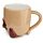 Mug Retournable Tête en Bas Mopps - Chien Carlin Pug