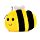 Bouillotte Micro-ondable Peluchée à la lavande - Abeille