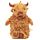 Bouillotte à Eau 650ml avec Housse Peluchée Highland Coo Cow - Vache Animal de la Ferme