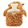 Bouillotte à Eau 650ml avec Housse Peluchée Highland Coo Cow - Vache Animal de la Ferme