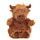 Bouillotte Micro-ondable Peluchée Highland Coo Cow - Vache Animal de la Ferme