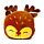 Coussin de voyage et couverture Blankeazzz 2 en 1 - Rudolph Christmas Festive Friends  