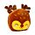 Coussin de voyage et couverture Blankeazzz 2 en 1 - Rudolph Christmas Festive Friends  