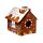 Maison pour Chat 100% Carton à Monter Soi-même - Noël Maison en Pain d'Epice