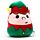 Peluche Squidglys Noël Festive Friends - Austin, le Lutin de Noël