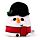 Peluche Squidglys Noël Festive Friends - Cole, le Bonhomme de Neige