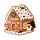 Puzzle en bois 130 pièces - Maison Pain d'épices
