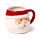 Mug en Céramique Tête de Père Noël