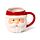 Mug en Céramique Tête de Père Noël