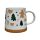 Mug en grès - Motif Bonhomme pain d'Epices 