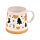 Mug en grès - Motif Bonhomme pain d'Epices 