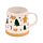 Mug en grès - Motif Bonhomme pain d'Epices 