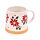Mug en grès - Poinsettia