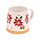 Mug en grès - Poinsettia
