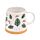 Mug en grès - Branches de Sapin et Baies