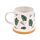 Mug en grès - Branches de Sapin et Baies