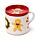 Ensemble Mug Porcelaine & Dessous de Verre Baker Street Noël