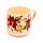 Ensemble Mug Porcelaine & Dessous de Verre - Plantes de Noël 