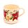 Ensemble Mug Porcelaine & Dessous de Verre - Plantes de Noël 