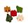Lot de 5 Fondants de Cire - Plantes de Noël Epices d'Hiver