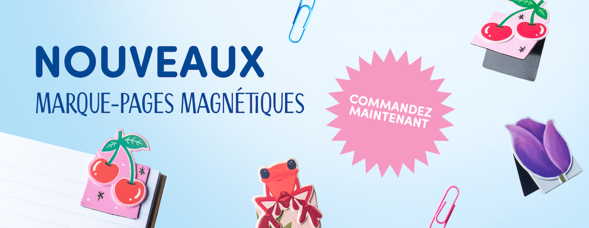 Nos Marque-pages Magnétiques