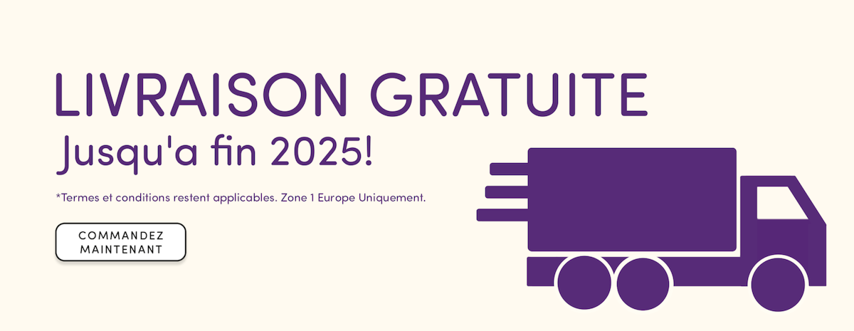 Livrasion Gratuite Jusqu'a fin 2025