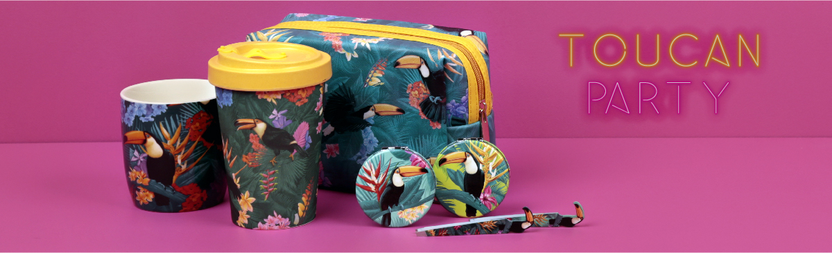 Rejoignez les designs tropicaux avec Fiesta Toucan !