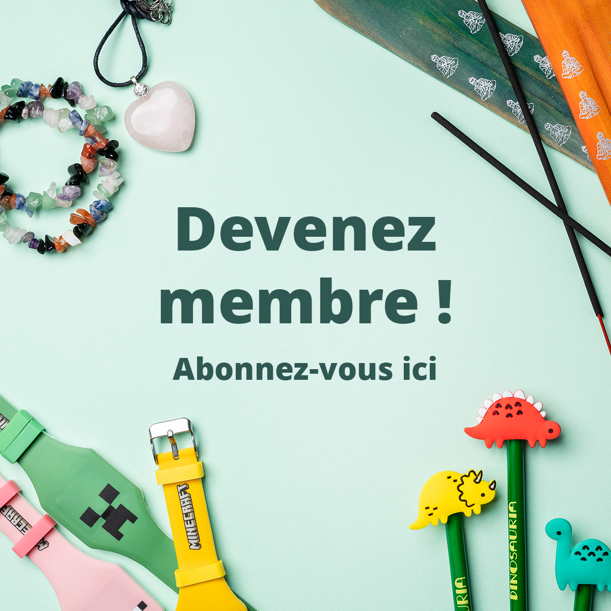 Abonnez-vous aux Newsletters Puckator maintenant